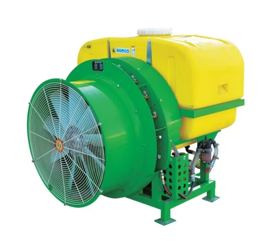 Traktor típusú gyümölcsös légpermetező